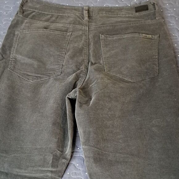 Seven7 Gray Ultra High Rise Skinny corduroy pants size 12 - Picture 5 of 6
